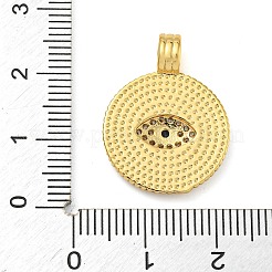 Покрытие стойки латунь микропаве прозрачные подвески из кубического циркония&nbsp;KK-Z063-14G-02