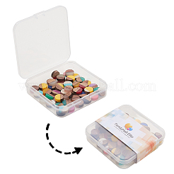 Непрозрачная смола и деревянные кабошоны&nbsp;RESI-PH0001-13