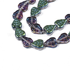 Стеклянные бусины с гальваническим покрытием &nbsp;X-EGLA-S188-16-C03