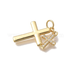Латунные микро проложить кубического циркония подвески&nbsp;KK-D431-070G