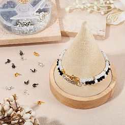 600 шт. 6 цвета наконечники из железных бусин&nbsp;IFIN-PJ0001-03