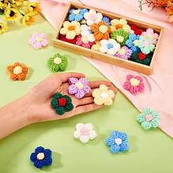 30 шт. 15 цвета хлопчатобумажные аксессуары для вязания вручную&nbsp;DIY-TA0012-97