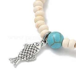 3 шт. 3 стильных браслета из сплава с подвесками&nbsp;BJEW-JB12286