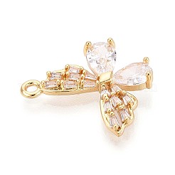 Подвески из латуни с прозрачным фианитом&nbsp;KK-T077-73G