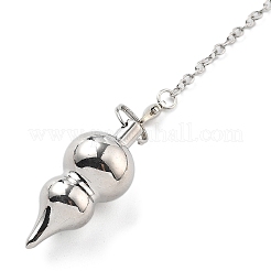 Латунный маятник для биолокации большие заостренные тыквенные подвески&nbsp;KK-H491-07P