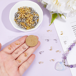 500 шт. 2-х цветные латунные наконечники для бусин&nbsp;KK-ME0003-42