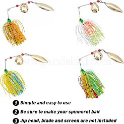 60 шт. 3 стиля крючка-триггера из нержавеющей стали 304&nbsp;AJEW-FH0001-41