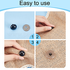 144 набор из 12-х видов пластиковых и смоляных кукольных глаз&nbsp;DOLL-PH0001-45