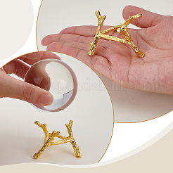 Держатели хрустальных шаров из сплава&nbsp;ODIS-WH0007-59A-G