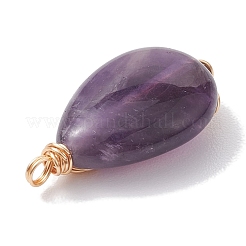 Подвески из медной проволоки из натурального смешанного камня&nbsp;PALLOY-JF02618