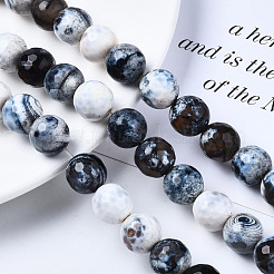 Природные пожары треск агат бисер нитей&nbsp;G-N326-92