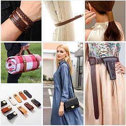 Ленты из искусственной кожи ПВХ длиной 2 м.&nbsp;SRIB-WH0011-125A-05