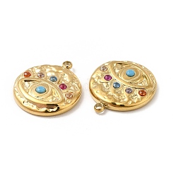 Вакуумное покрытие pvd нержавеющая сталь 201 с подвесками из разноцветных страз&nbsp;STAS-J401-VC810