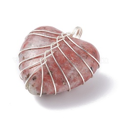 Натуральный кунжута яшма подвески&nbsp;PALLOY-JF01283-02