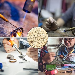 500 шт. латунный припой&nbsp;KK-CN0003-23A