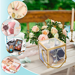 Складные прозрачные упаковочные коробки из ПВХ с горячим тиснением&nbsp;LS-CON-WH0123-24A-02