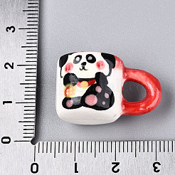 Кружка с пандой из фарфора ручной работы&nbsp;PORC-T133-23