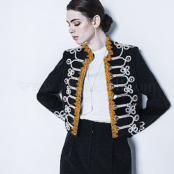 15 ярд филигранной гофрированной кружевной ленты&nbsp;OCOR-WH0077-81