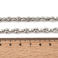 Ожерелья из цепочек из кофейных зерен из нержавеющей стали 304 для женщин&nbsp;NJEW-B134-06C-P