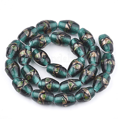 Бусины ручной работы бусины золотого песка&nbsp;X-LAMP-T006-01C