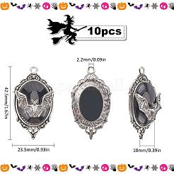 10 шт. овальные подвески из сплава на Хэллоуин&nbsp;FIND-SC0011-18B
