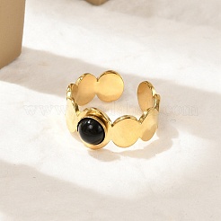 Кольца из натурального драгоценного камня&nbsp;RJEW-K290-13G