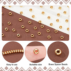 150 шт. Латунные дистанционные бусины&nbsp;KK-PH0005-62