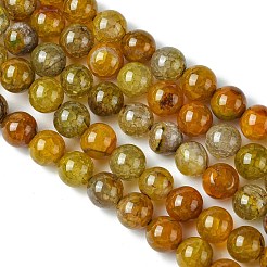 Окрашенные естественно дракон жил агат бисер пряди&nbsp;G-C068-10mm-15