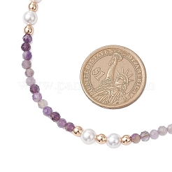 Белого нефрита ожерелье&nbsp;NJEW-JN05340-02