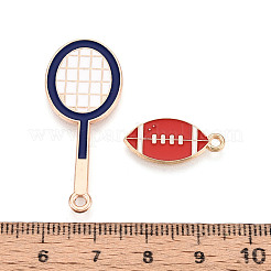 Подвески из спортивного сплава с эмалью&nbsp;PALLOY-T094-14M