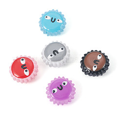 5 шт. разноцветные стеклянные бусины&nbsp;LAMP-TA0001-86