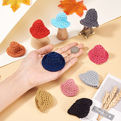 Наборы для самостоятельного изготовления сережек-подвесок из шерстяной пряжи&nbsp;DIY-TA0011-32