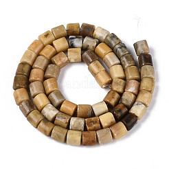 Нити натуральных бусин из нефрита хуанлун&nbsp;G-T141-83A