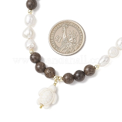 Подвеска «Трутл» из синтетической бирюзы&nbsp;NJEW-JN05938