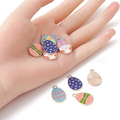 10шт 5 стиля подвески из цинкового сплава с эмалью&nbsp;ENAM-YW0002-80