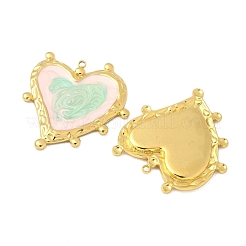 Подвески из нержавеющей стали 304 с эмалью&nbsp;STAS-V015-60G-01