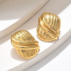 Серьги-гвоздики из нержавеющей стали 304&nbsp;EJEW-U047-29G