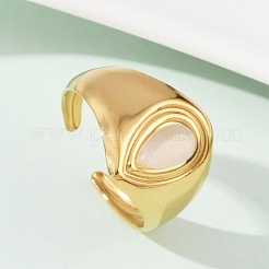 Открытые кольца манжеты из нержавеющей стали 304&nbsp;RJEW-S629-04G