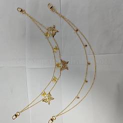 8 шт. 8 стиля бабочка лист сплава подвеска железные цепи ремни комплект&nbsp;HJEW-DR00231