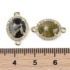 Натуральный пренит ограненные овальные звенья&nbsp;G-B126-05G-07