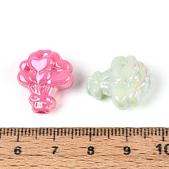 УФ-покрытие светящиеся непрозрачные акриловые бусины&nbsp;TACR-T017-93M