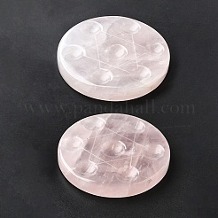 Чакра натуральный розовый кварц основа семь звезд группа дисплей украшения&nbsp;DJEW-K031-01A-02