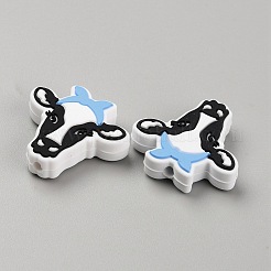 Силиконовые бусины&nbsp;LS-SIL-WH0010-11J-29