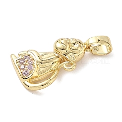 Латунные микро проложить кубического циркония подвески&nbsp;KK-K368-38G