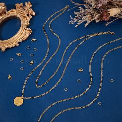 Наборы для самостоятельного изготовления латунных цепей&nbsp;DIY-UN0006-22C