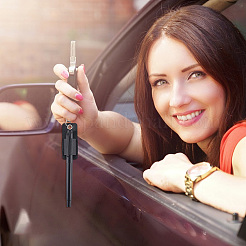 2 шт. 2-х цветные кожаные подвесные украшения&nbsp;KEYC-CP0001-44