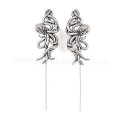 Серьги-крючки с подвесками в виде осьминога из нержавеющей стали 316&nbsp;AJEW-C044-18AS