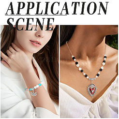 100 шт. 10 стиля тибетского стиля сплава подвески звенья&nbsp;TIBE-SC0002-19