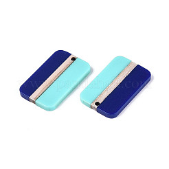 Кулоны из непрозрачной смолы и дерева&nbsp;RESI-T057-69A