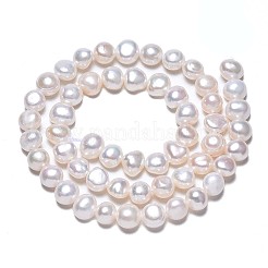 Нити из натурального культивированного пресноводного жемчуга&nbsp;X1-PEAR-N014-07C